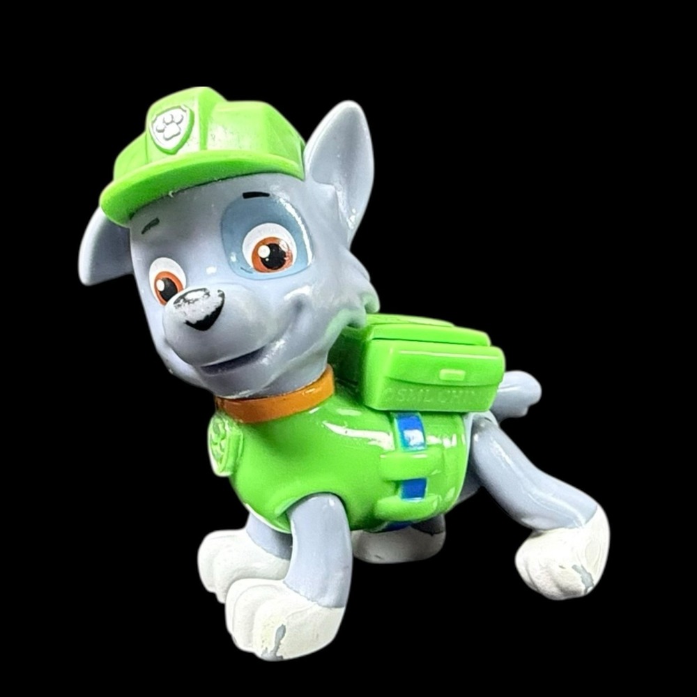 Paw Patrol Rescue Pup Rocky Recycle Figure